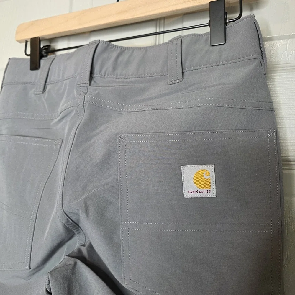 Carhartt Force Flex Sun Defender Men Small Gray Relaxed Fit Active Gorpcore